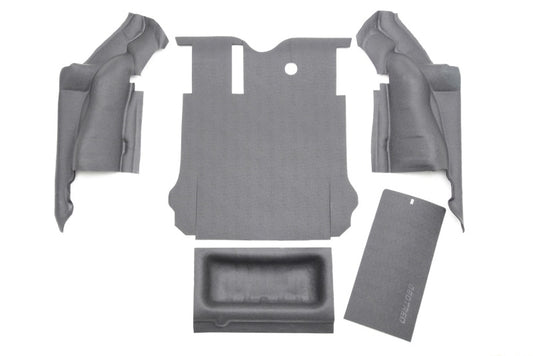 BedRug BTJK11R4 11-16 Jeep JK Unlimited 4Dr Rear 5pc BedTred Cargo Kit (Incl Tailgate & Tub Liner)