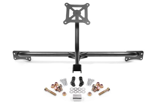 BMR Suspension PM760H BMR 2015-2019 Ford Mustang Bolt-On Parachute Mount - Black Hammertone