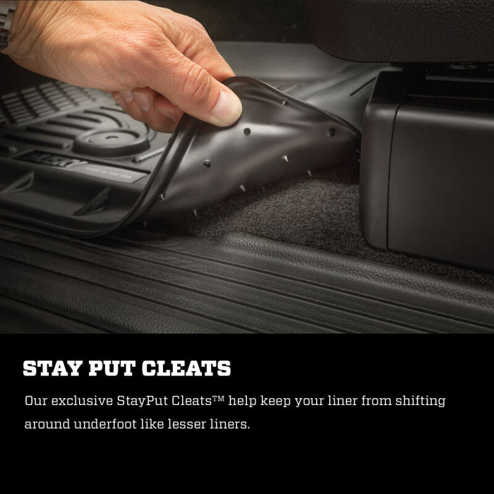 Husky Liners 94121 21-24 Ford F-150 SuperCrew Weatherbeater Black Front & 2nd Seat Floor Liners