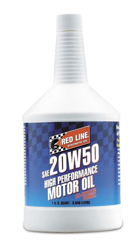 Red Line 12504 20W50 Motor Oil - Quart
