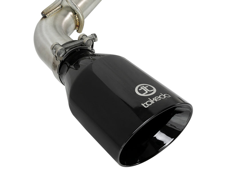aFe 49-36132NM-B Takeda 2.5in 304 SS Cat-Back Exhaust System w/ Black Tips 16-18 Infiniti Q50 V6-3.0L (tt)