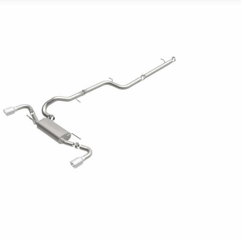 Magnaflow 15146 MagnaFlow 10-12 Mazda 3 L4 2.5L Hatchback Split Rear Exit Stainless Cat Back Performance Exhaust