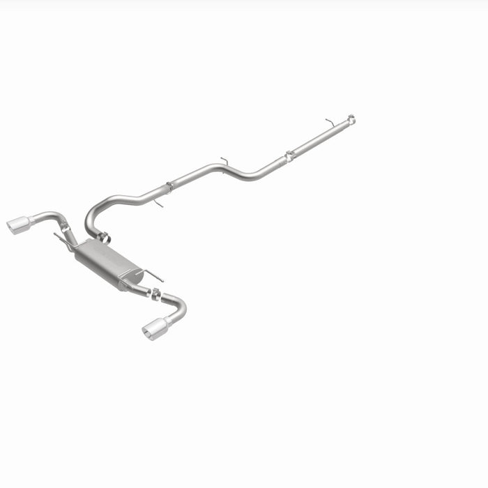 Magnaflow 15146 MagnaFlow 10-12 Mazda 3 L4 2.5L Hatchback Split Rear Exit Stainless Cat Back Performance Exhaust