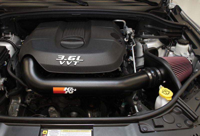 K&N Engineering 77-1560KTK K&N High Flow Performance Intake Kit 11 Jeep Grand Cherokee 3.6L V6 / 11 Dodge Durango 3.6L V6