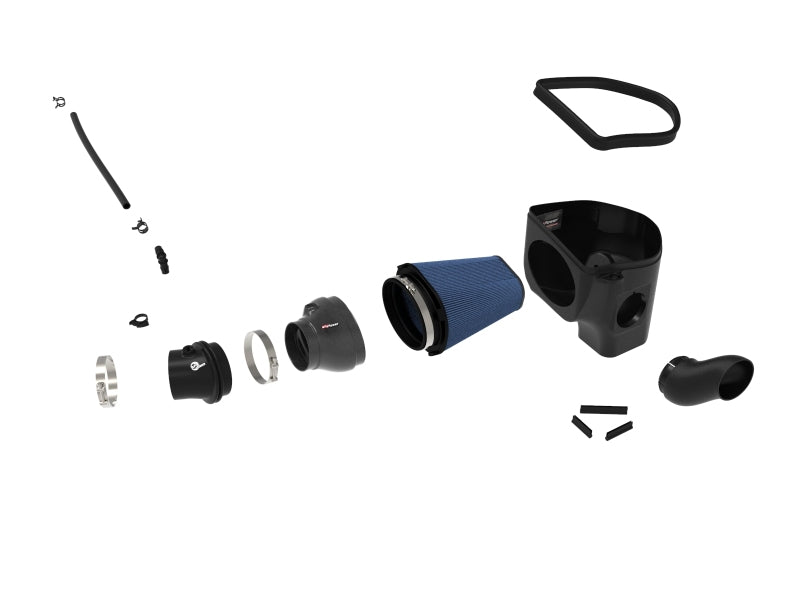 aFe 57-10001R Magnum Force Stage-2 Track Series Carbon Fiber AIS w/ Pro 5R Media - 18 Dodge Challenger V8-6.2L