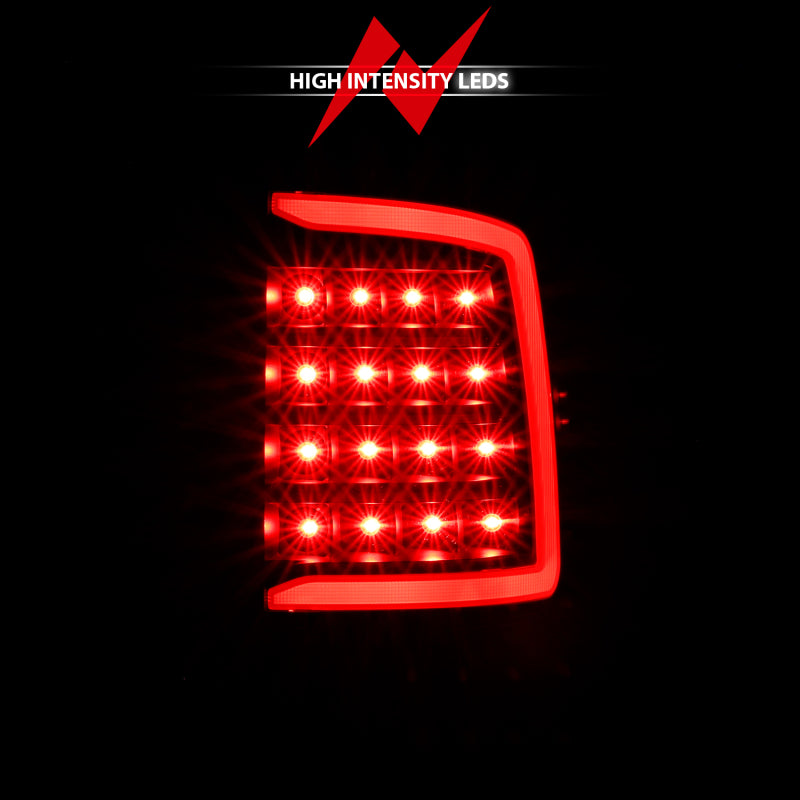 ANZO 311318 2009-2018 Dodge RAM 1500 LED Taillight Plank Style Black w/Clear Lens