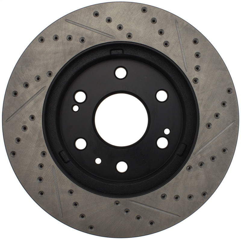 Stoptech 127.66057R StopTech 05-10 GMC Sierra 1500 (w Rear Drum) / 07-09 GMC Yukon Front Right Slotted & Drilled Rotor