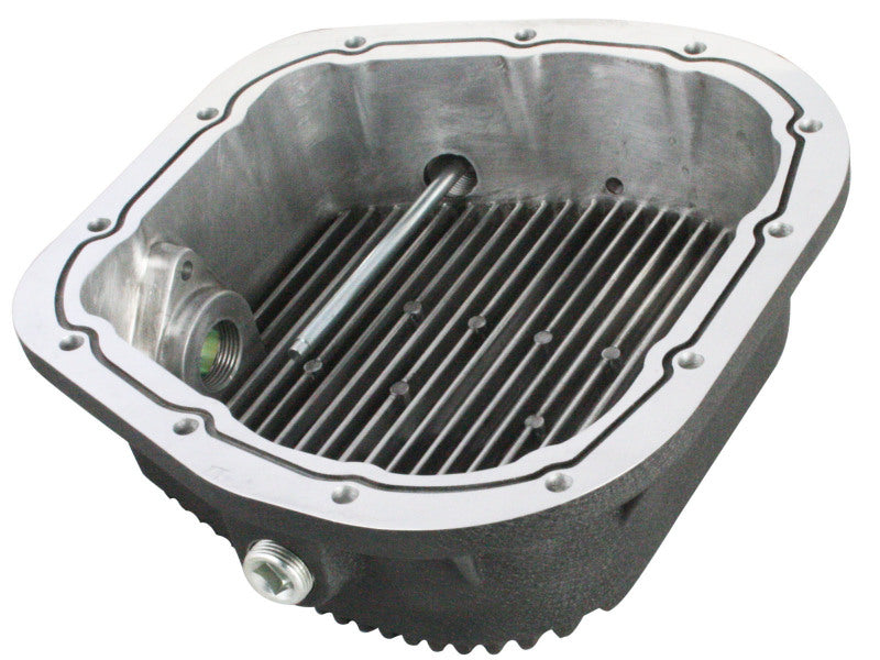 aFe 46-70152-WL Power Rear Diff Cover (Machined) 12 Bolt 9.75in 97-16 Ford F-150 w/ Gear Oil 4 QT