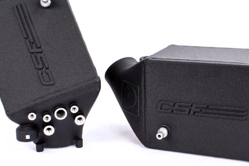 CSF 8109 12-16 BMW M5 (F10) / 12-18 BMW M6 (F06/F12/F13) Twin Charge-Air-Cooler Set - Crinkle Black
