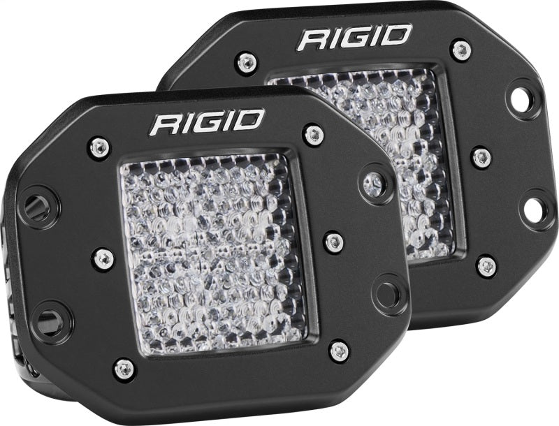 Rigid Industries 212513 Dually - Flush Mount - 60 Deg. Lens - Set of 2
