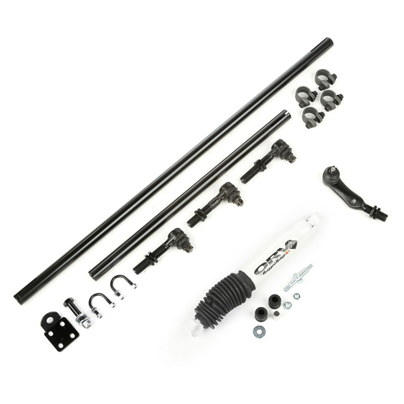 Rugged Ridge 18050.88 HD Steering Kit W/ Damper 84-06 Jeep XJ ZJ TJ
