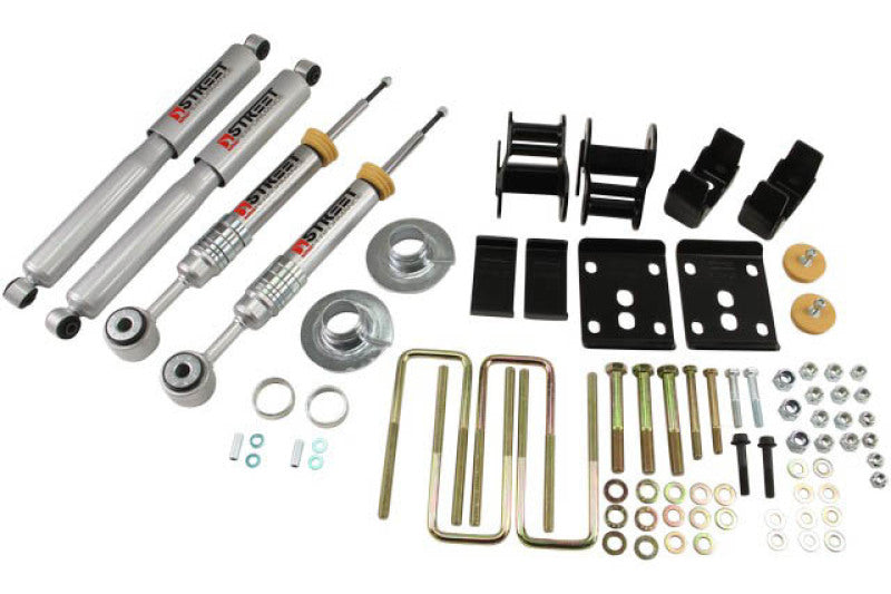 Belltech 983SP Lowering Kit 09-13 Ford F150 Ext Cab/Quad Cab Short Bed 2WD 2in or 3in F/4in Rear w/ Shocks