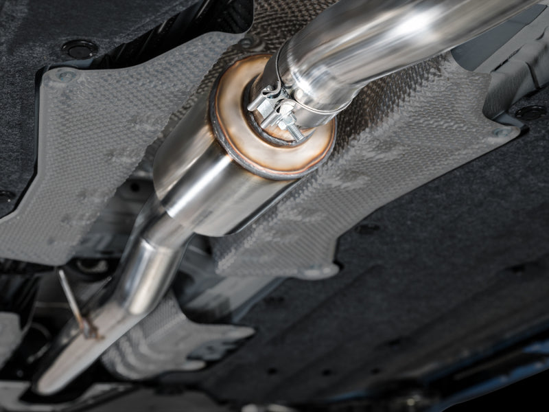 AWE Tuning 3015-52287 2023 Honda Civic Type R FL5 Touring Edition Exhaust w/ Triple Chrome Silver Tips