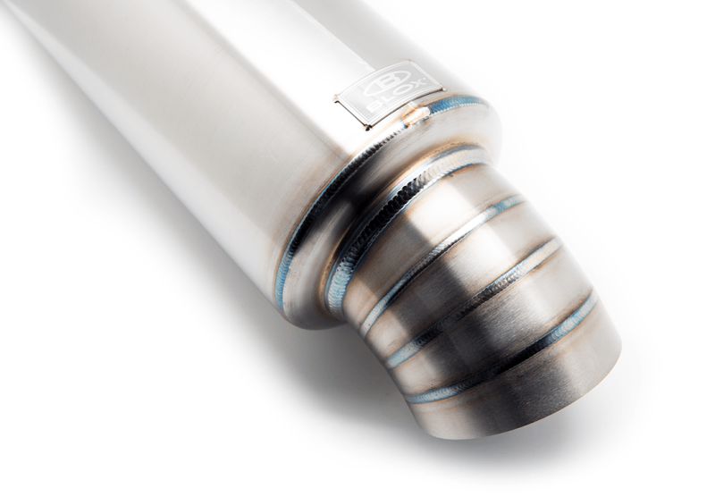 BLOX Racing BXEX-00111 3.5in Street Muffler With Turndown Tip