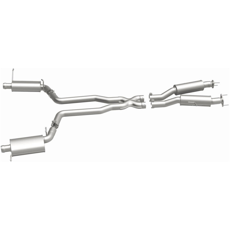 Magnaflow 15064 MagnaFlow 12 Jeep Grand Cherokee V8 6.4L Dual Split Rear Exit Stainless Cat Back Performance Exhaust
