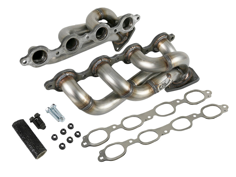 aFe 48-34134 Twisted Steel 1-3/4in 304SS Shorty Headers 2019 GM Silverado / Sierra 1500 V8-5.3L/6.2L