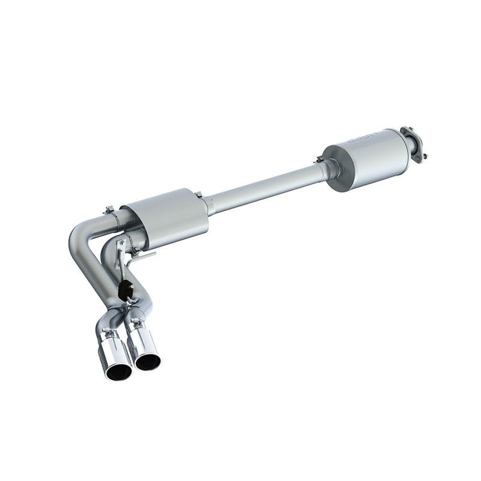 MBRP S5262304 15-20 Ford F150 T304 Pre-Axle 4in OD Tips Dual Outlet 3in Cat Back Exhaust