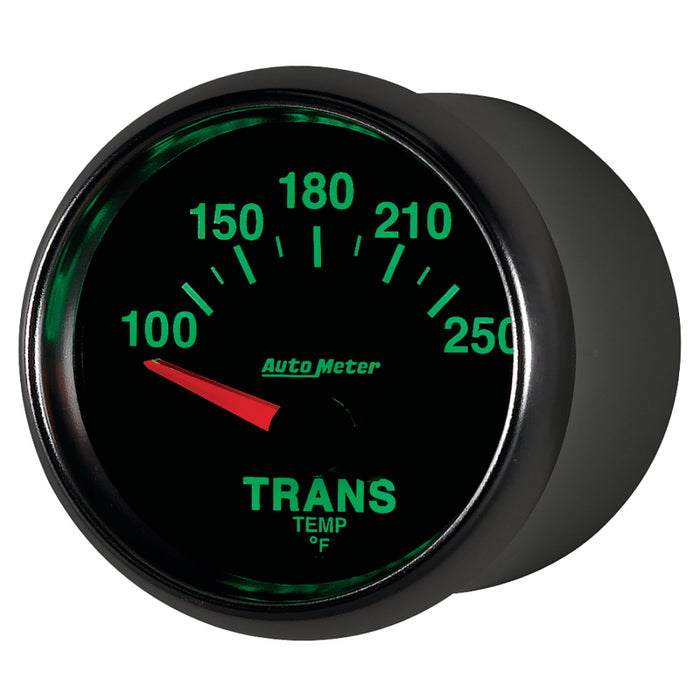 AutoMeter 3849 Autometer GS 52mm 100-250 Degree F Short Sweep Electronic Transmission Temperature Gauge