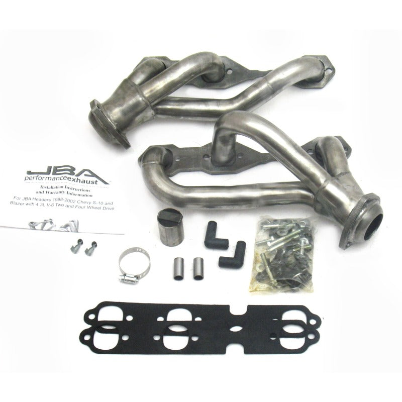 JBA 1840S-3 88-95 & 02-03 GM S-Truck 4.3L V6 4WD 1-1/2in Primary Raw 409SS Cat4Ward Header