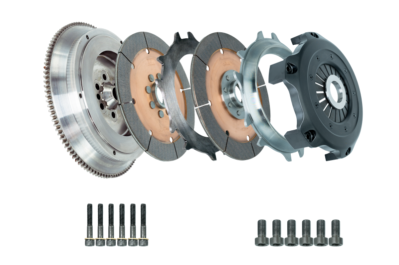 DKM Clutch MS-004-040 99-03 Audi A3 S3 Quattro MS Organic Twin Disc Clutch Kit w/Flywheel (660 ft/lbs Torque)