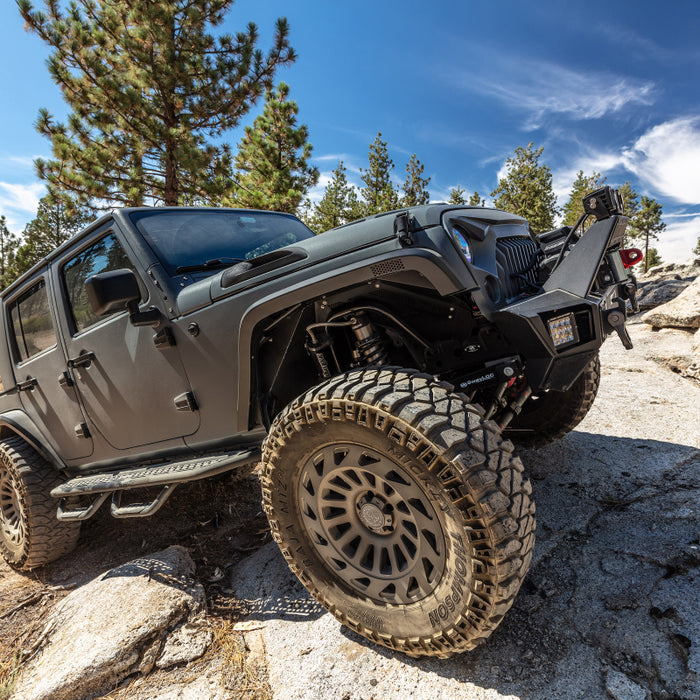 Go Rhino 230111T 07-20 Jeep Wrangler JL/JLU/JK/JKU/Gladiator JT Trailline Front Stubby Bumper