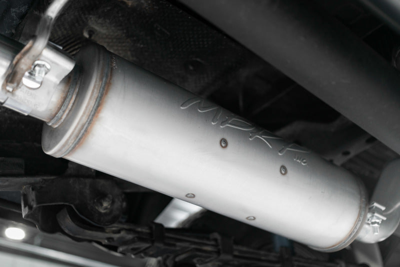 MBRP S5338AL 2016 Toyota Tacoma 3.5L Cat Back Single Side Exit Aluminized Exhaust System