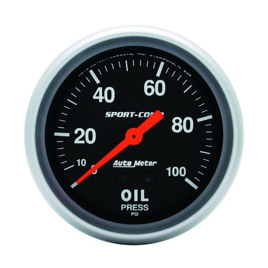 Autometer ATM3421 0-100 Oil Pressure Gauge