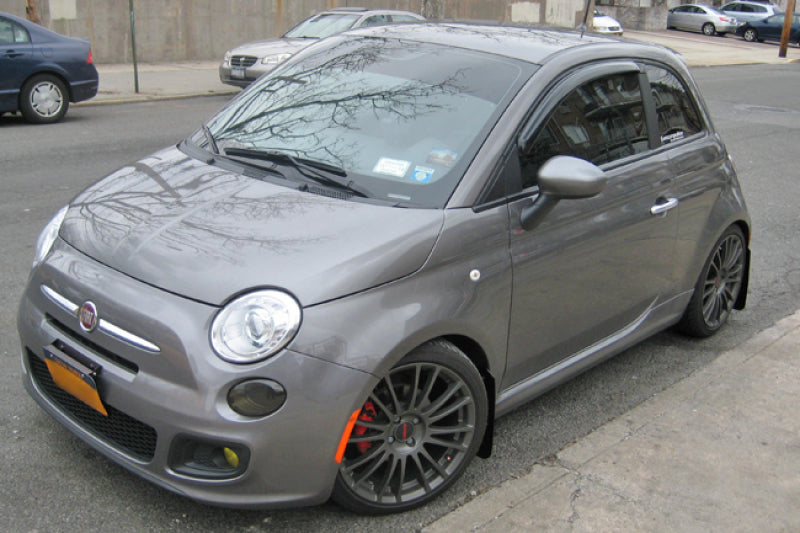 Rally Armor MF25-UR-BLK/GRY 12-18 Fiat 500 Black UR Mud Flap w/Grey Logo