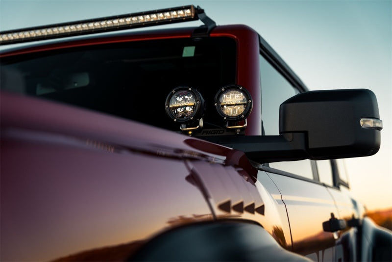 Rigid Industries 36402 360-Series 4in LED Off-Road Spot Beam - RGBW (Pair)