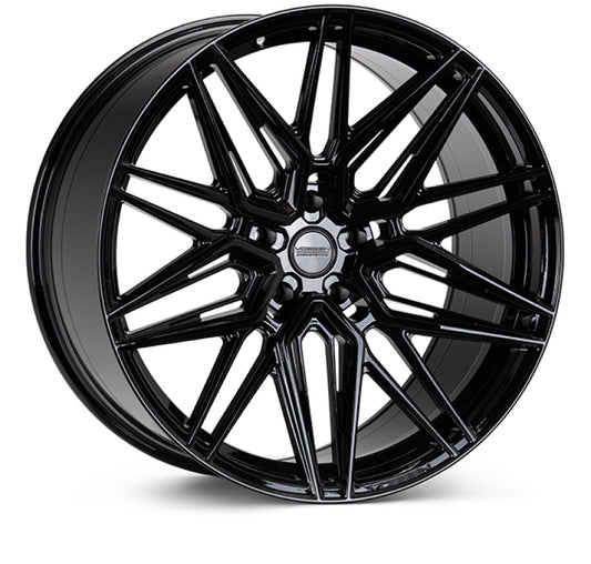 Vossen HF7-0B05 HF-7 20x9.5 / 5x120 / ET20 / Deep Face / 72.56 - Gloss Black Wheel
