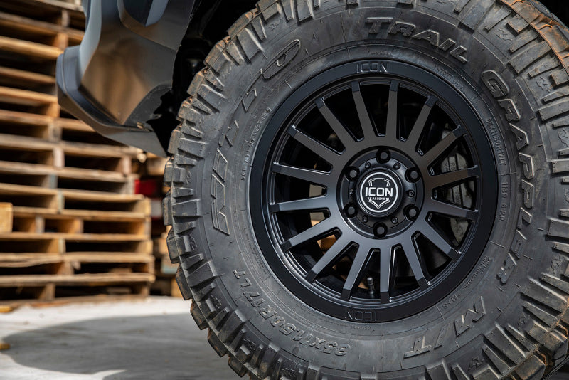 ICON 3617856547SB Recon SLX 17x8.5 5x4.5 0mm Offset 4.75in BS 71.5mm Bore Satin Black Wheel