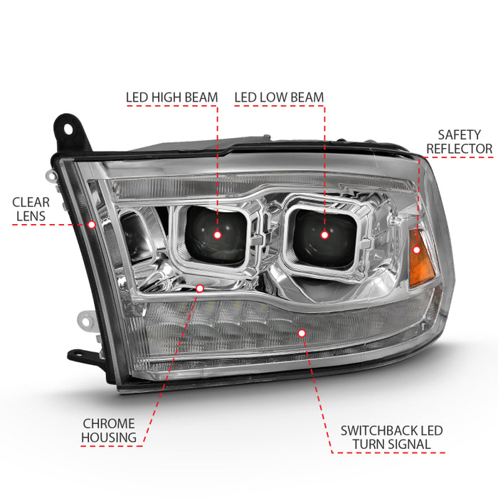 ANZO 111465 ANZ LED/Projector Headlights