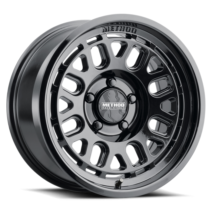Method Wheels MR321785601300 Method MR321 17x8.5 -0mm Offset 6x5.5 BP 106.25mm CB 4.72in BS Gloss Black Wheel