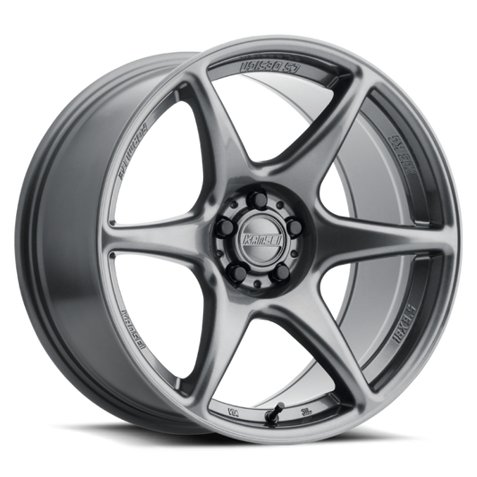 Kansei K11G-189516+22 K11G Tandem 18x9.5in / 5x100 BP / 22mm Offset / 73.1mm Bore - Gunmetal Wheel