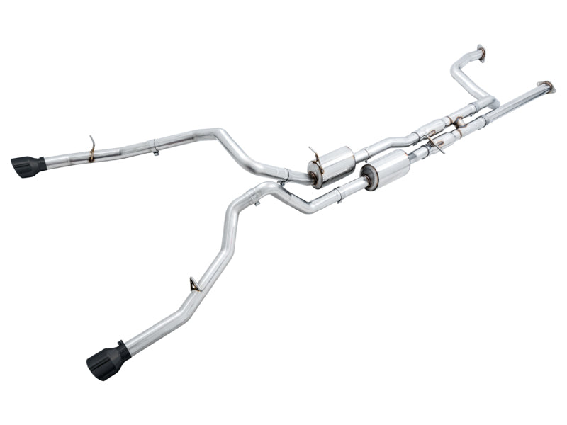 AWE Tuning 3015-33005 2021 RAM 1500 TRX 0FG Cat-Back Exhaust - Diamond Black Tips