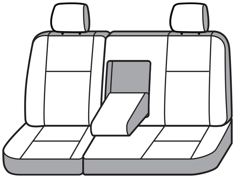 Covercraft SS8429PCCH 14 Chevrolet Silverado Polycotton SeatSaver Custom Second Row Seat Covers - Charcoal