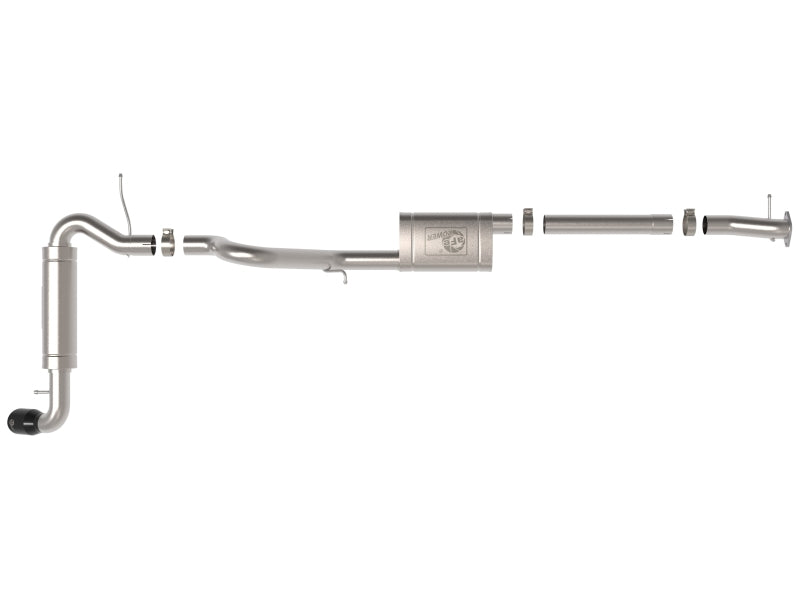 aFe 49-43136-B Apollo GT 3in 409 SS Cat-Back Exhaust 2021 Ford Bronco L4-2.3L (t)/V6-2.7L (tt) w/ Black Tip