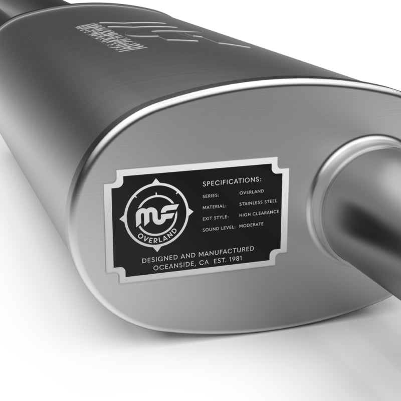 Magnaflow 19544 MagnaFlow 05-09 Toyota 4Runner V8 4.7L / 17-21 Lexus GX460 Overland Series Cat-Back Exhaust