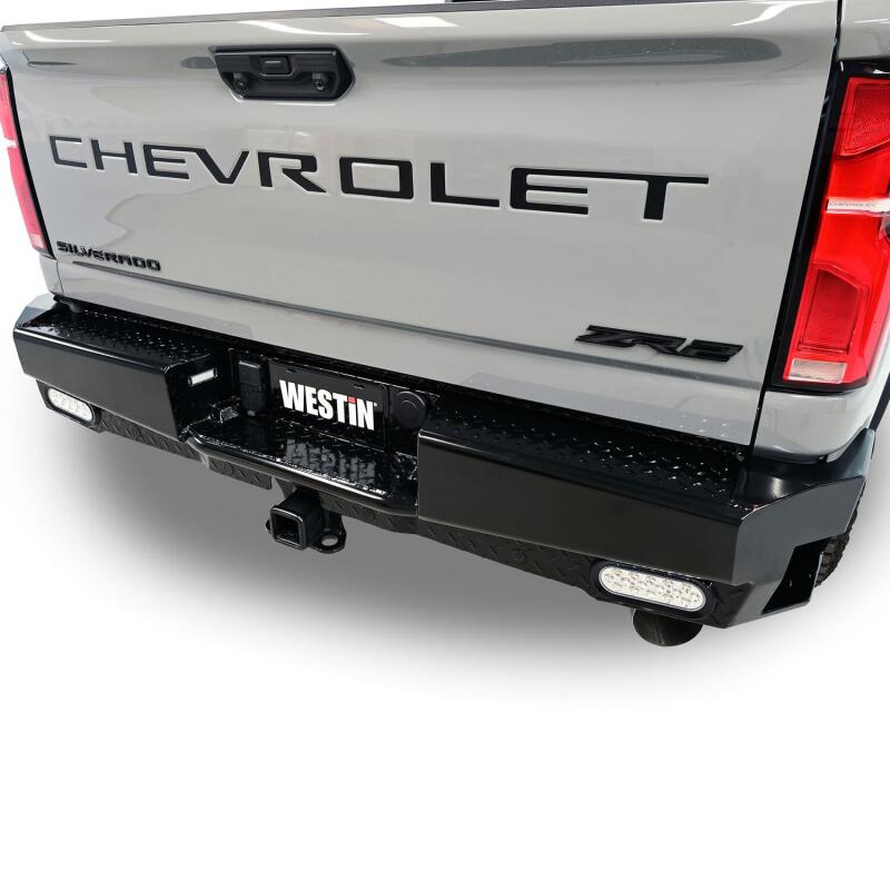 Westin 58-341185 19-20 Chevy Silverado 1500 HDX Bandit Rear Bumper - Black