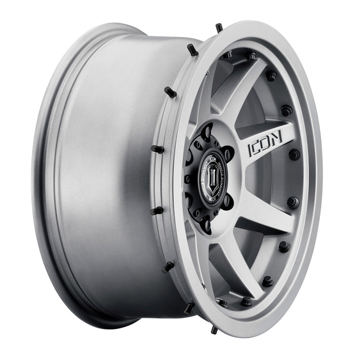 ICON 21817858347TT Rebound Pro 17x8.5 6x5.5 0mm Offset 4.75in BS 106.1mm Bore Titanium Wheel