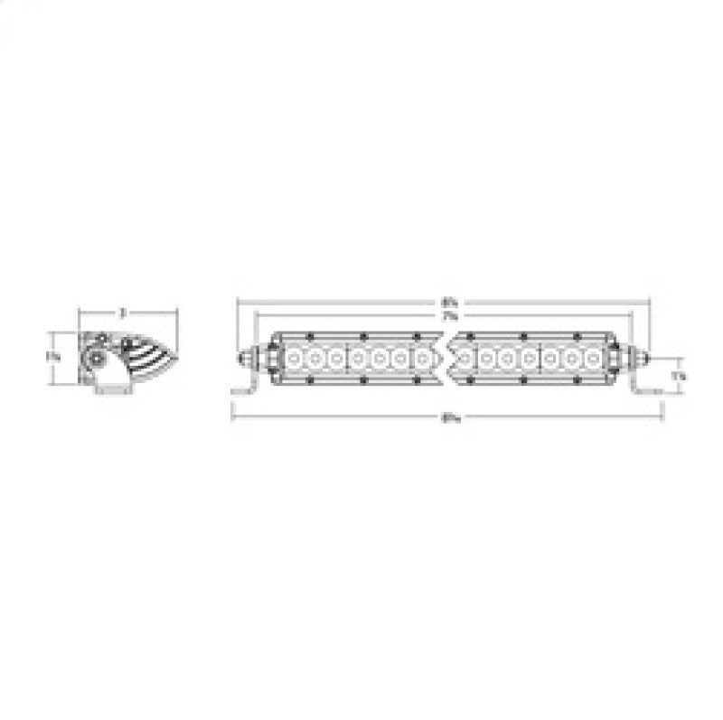 Rigid Industries 906705 SR-Series SAE 6in. w/ Amber PRO Lens (Pair)