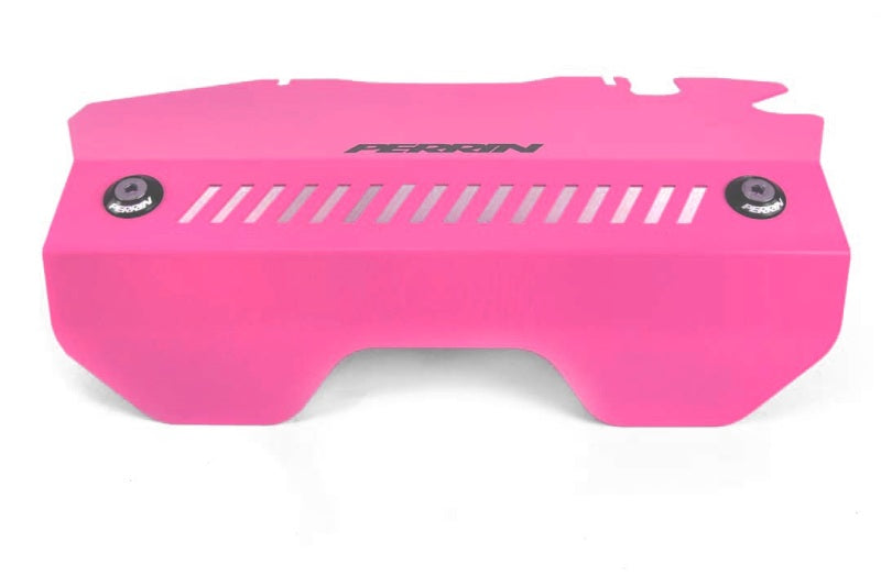Perrin Performance PSP-ENG-165HP PERRIN 15-21 Subaru WRX Engine Cover Kit (Intercooler & Pulley Covers Incl.) - Hyper Pink