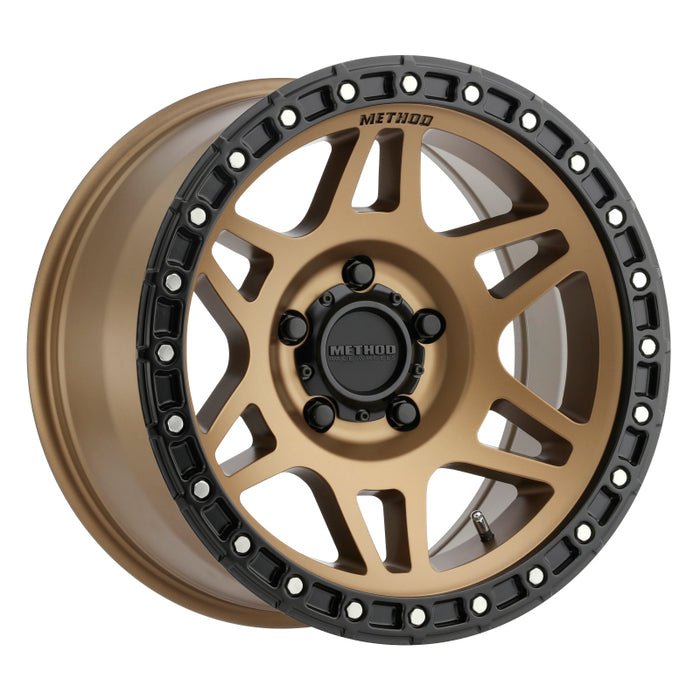 Method Wheels MR31278555900 Method MR312 17x8.5 0mm Offset 5x5.5 108mm CB Method Bronze/Black Street Loc Wheel
