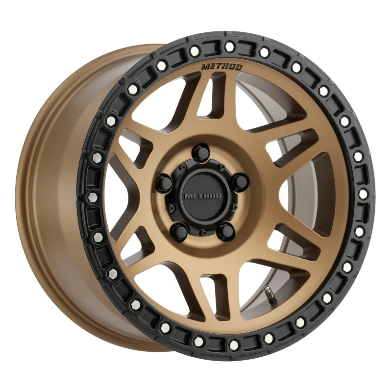 Method Wheels MR31278558900 Method MR312 17x8.5 0mm Offset 5x150 110.5mm CB Method Bronze/Black Street Loc Wheel