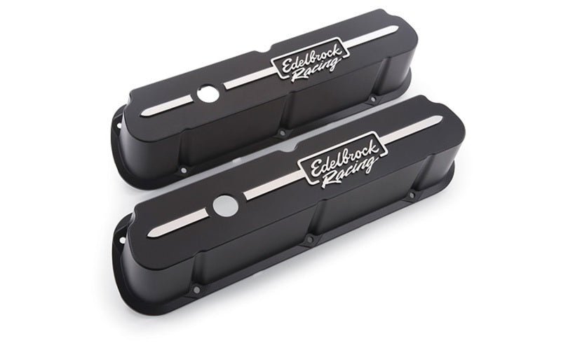 Edelbrock 41653 Valve Cover Racing Series Ford 289-302-351W CI V8 Tall Black