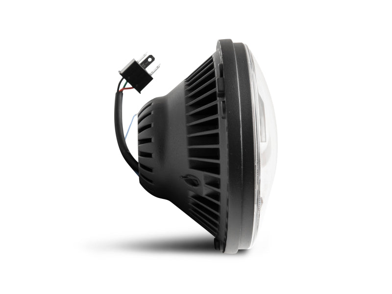 Raxiom J132813 07-18 Jeep Wrangler JK Axial Series LED Headlights- Black Housing (Clear Lens)