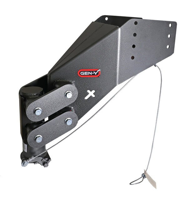 GEN-Y Hitch GH-8066AL Gen-Y Executive Torsion-Flex Auto Rhino 5th Wheel Pin Box Rep w/Gooseneck 2-5/16in Coupler
