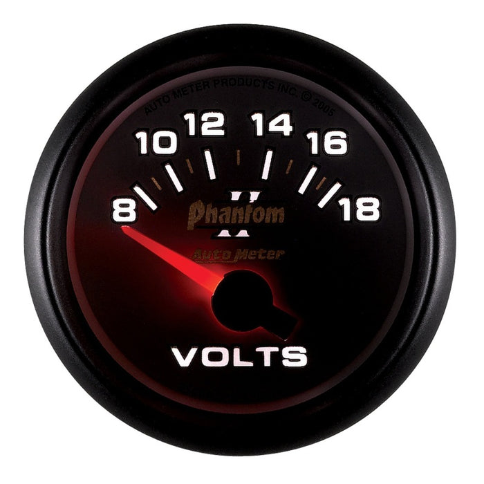Autometer ATM7592 2-1/16in P/S II Voltmeter 8-18