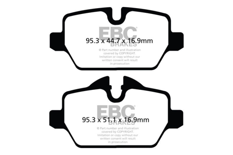 EBC DP32102C 10+ Mini Countryman 1.6 Cooper Redstuff Rear Brake Pads