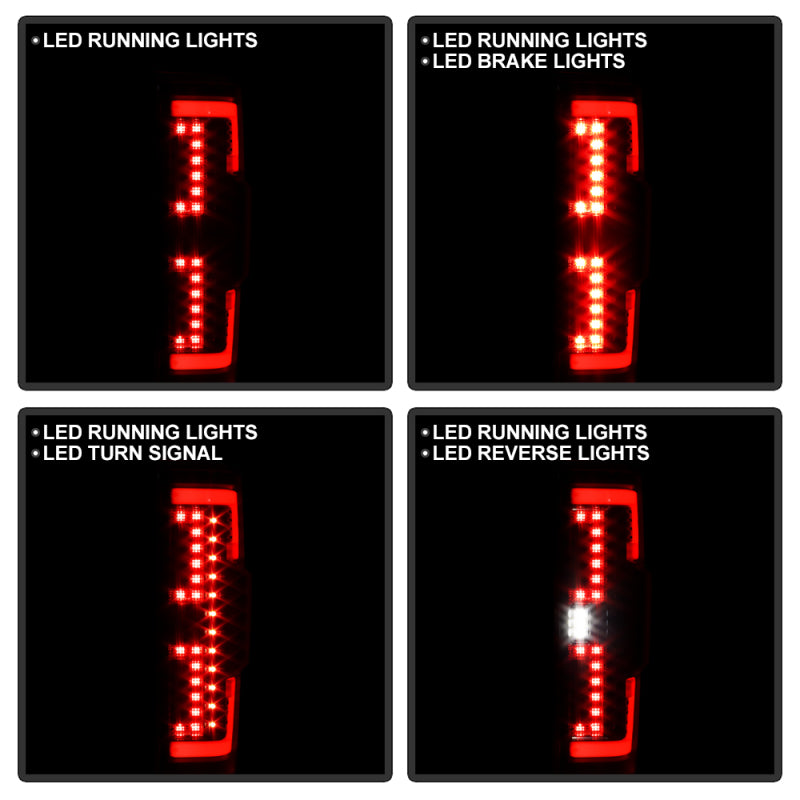 SPYDER 5088642 Spyder Apex 20-21 Ford F250 SD (LED Model Only) LED Tail Lights - Black (ALT-YD-FS20LEDBS-LED-BK)
